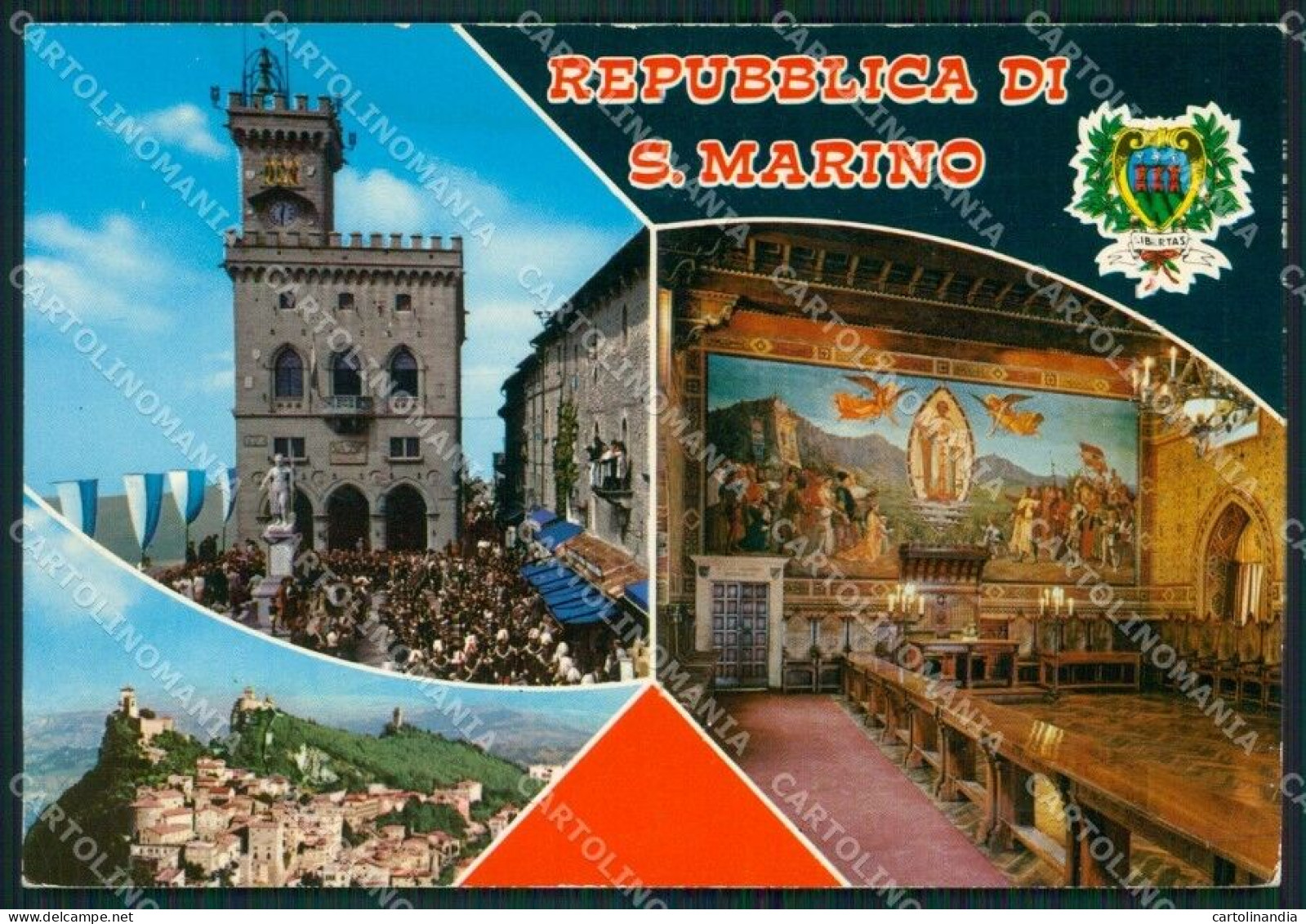 Repubblica Di San Marino Foto FG Cartolina ZKM8263 - Reggio Nell'Emilia