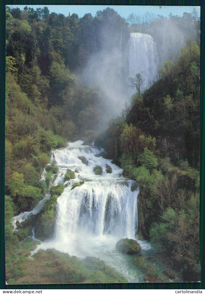 Terni Città Cascata Delle Marmore FG Cartolina MZ5005 - Terni