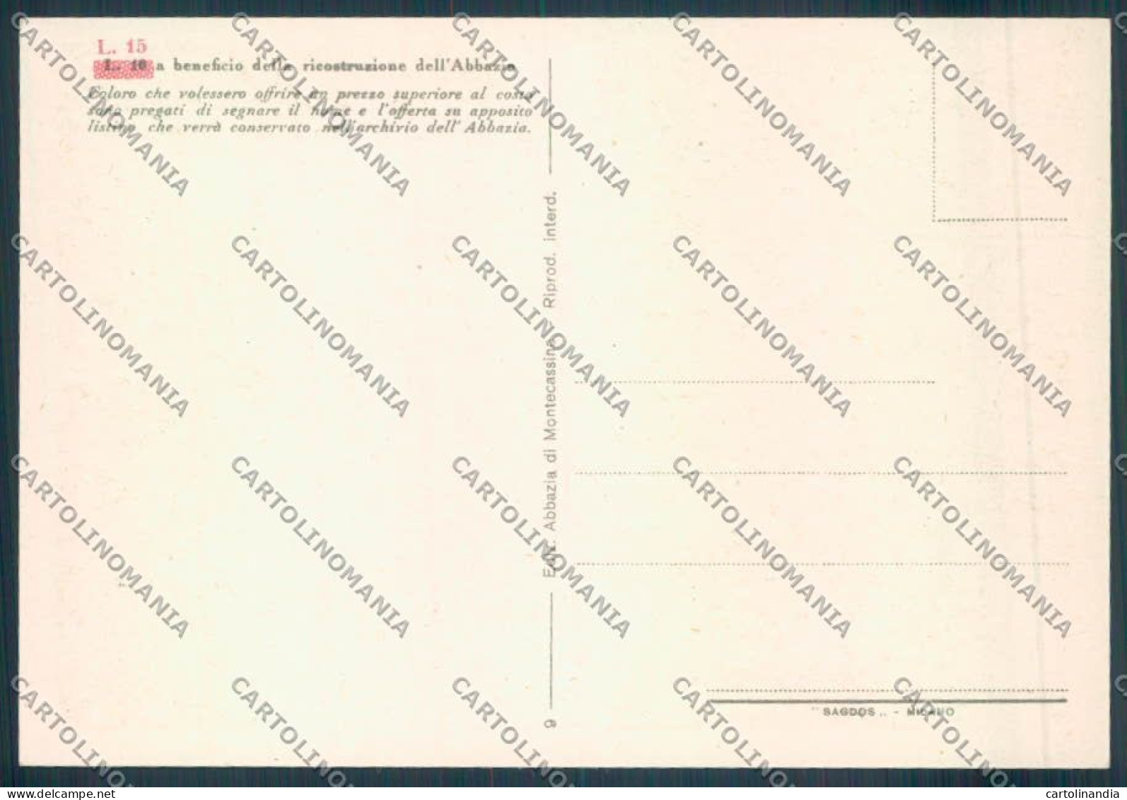 Frosinone Montecassino FG Cartolina ZF7255 - Frosinone