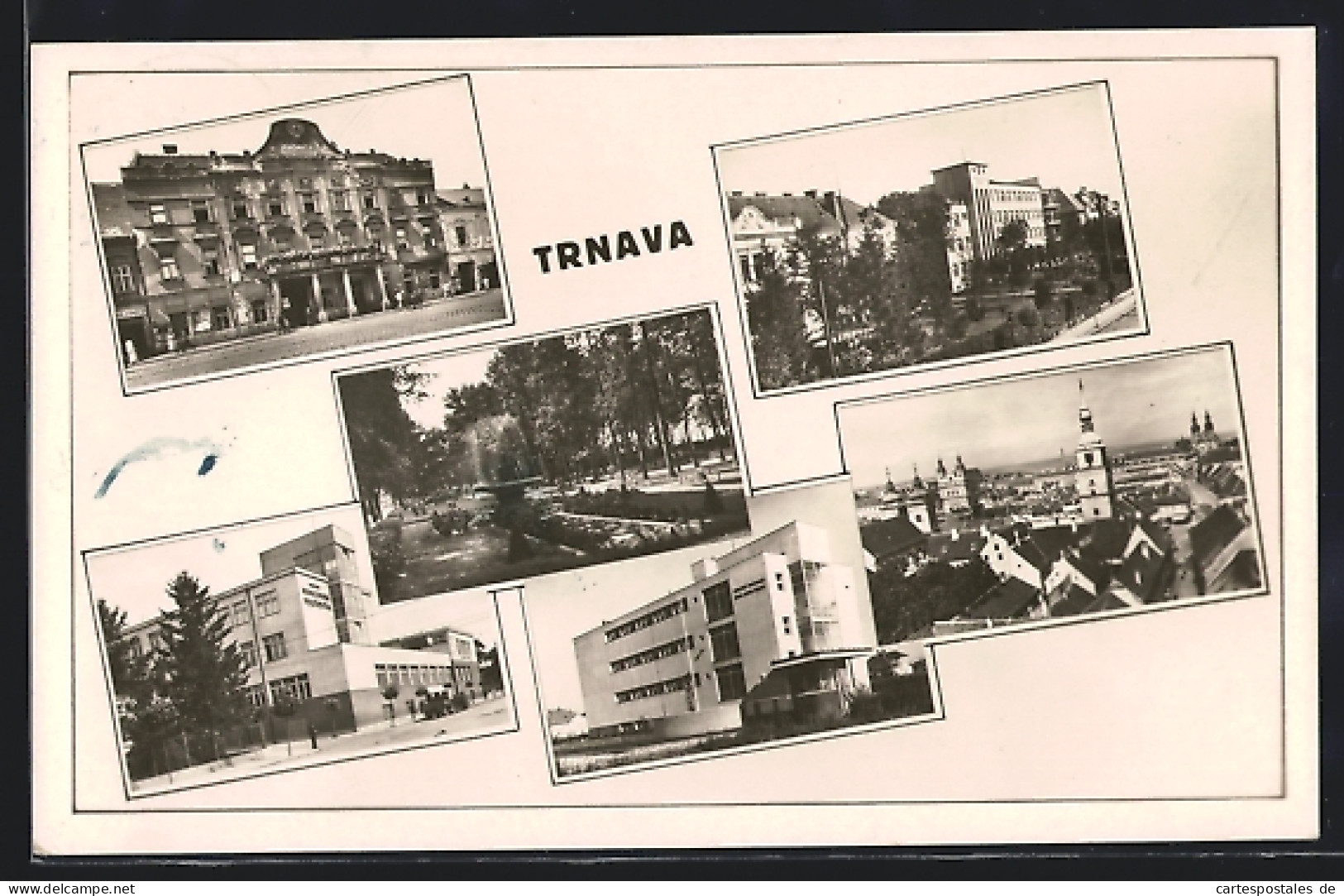 AK Trnava, Ansichtskartenmotive, Architektur, Bauhaus  - Slowakei