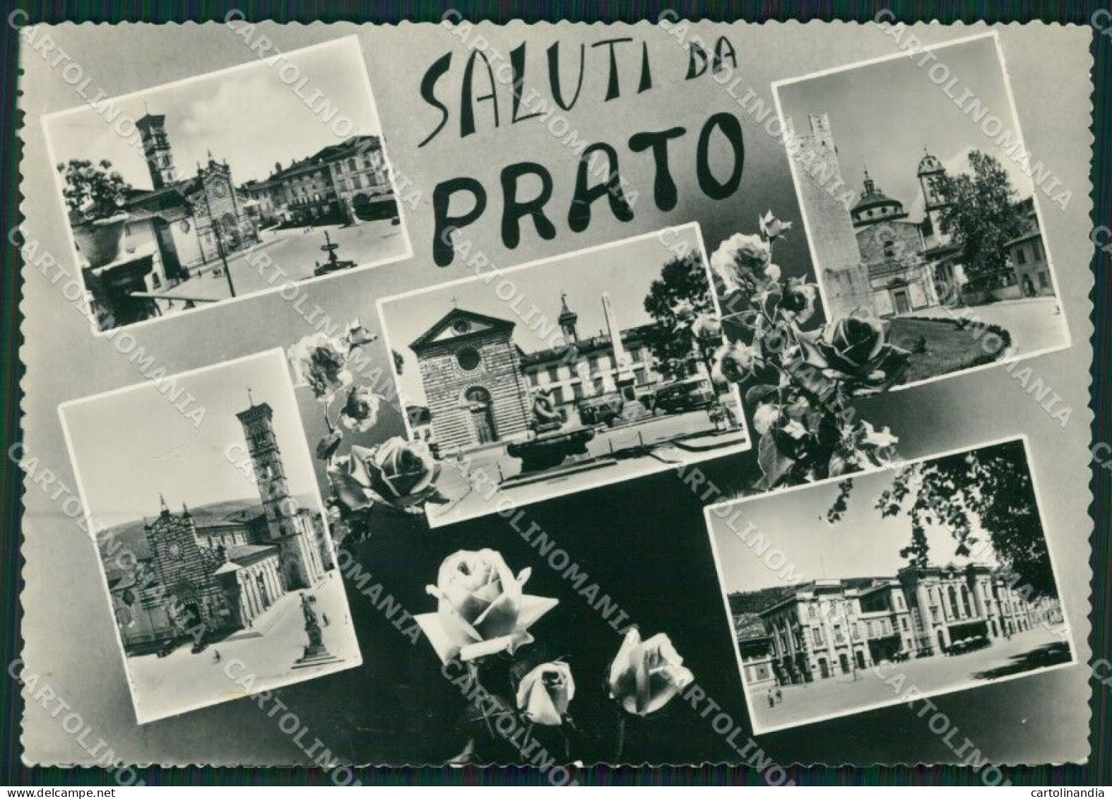 Prato Città Saluti Da Foto FG Cartolina ZK5928 - Prato