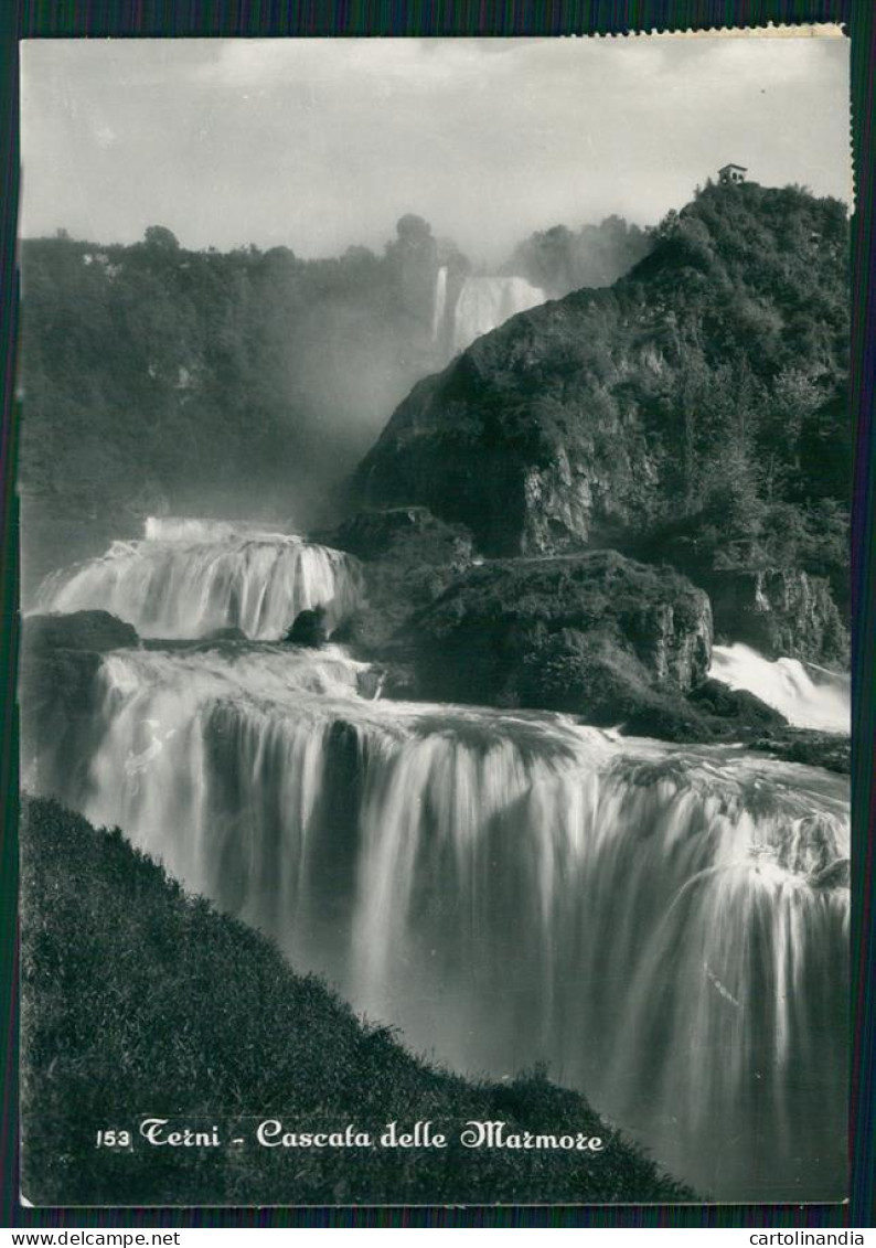 Terni Città Cascata Delle Marmore Foto FG Cartolina MZ5018 - Terni