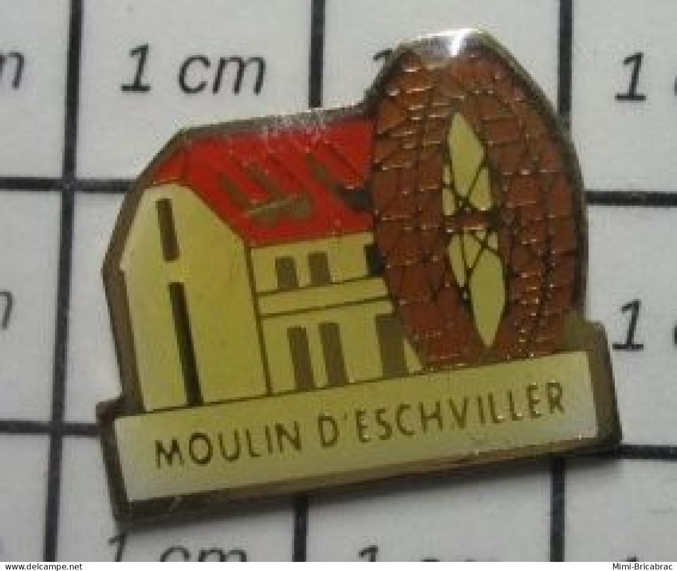 1618A Pin's Pins / Beau Et Rare : VILLES / MOULIN D'ESCHVILLER - Villes