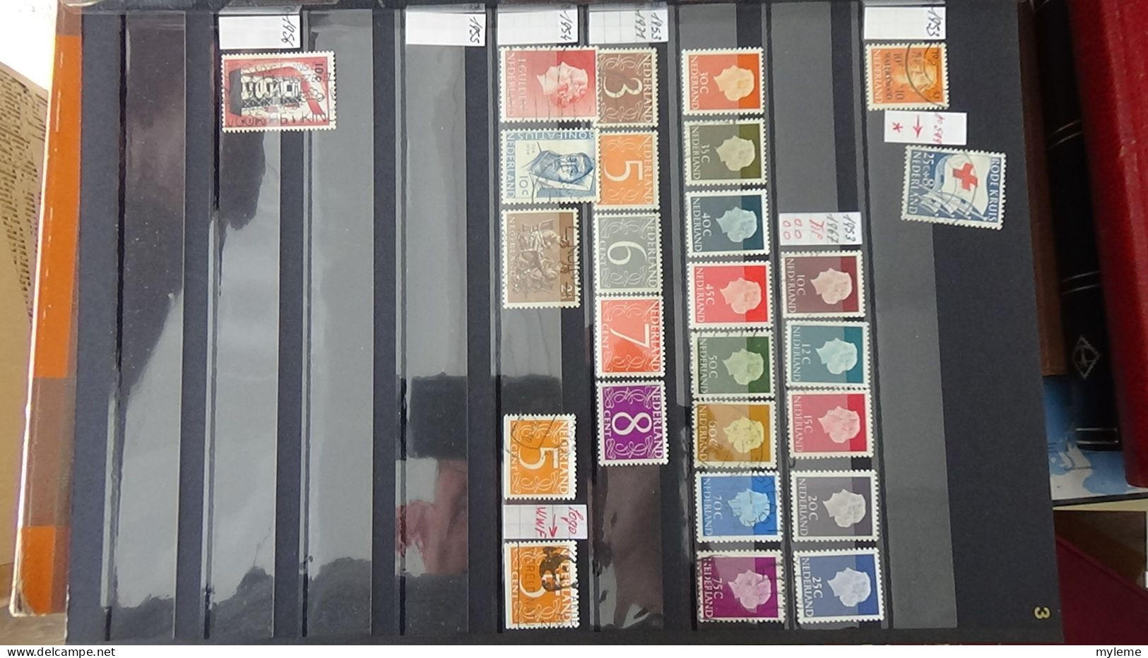 BF23 Ensemble De Timbres De Divers Pays + Bloc PEXIP N° 3 Oblitéré. Petites Taches Hors Timbres Qui Sont **. Signé - Sammlungen (im Alben)