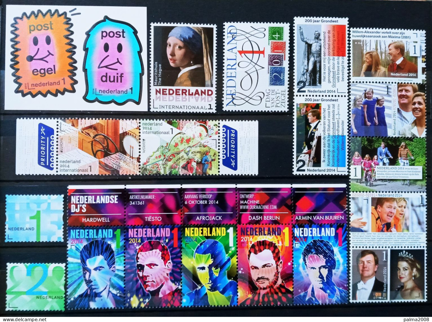 HOLANDA LOTE 20 SELLOS AÑO 2014 NUEVOS ** - LOS DE LA FOTO - Unused Stamps