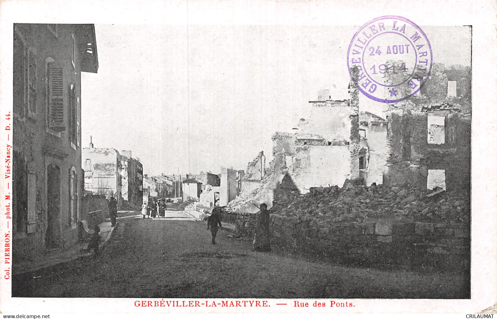 54-GERBEVILLER LA MARTYRE-N°LP5040-C/0137 - Gerbeviller