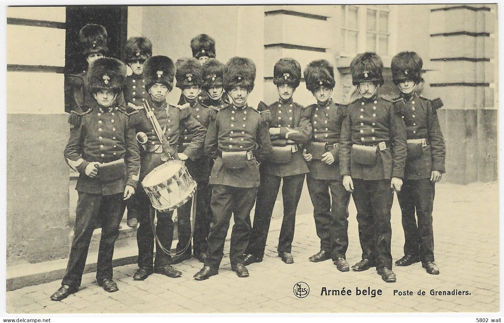 ARMEE BELGE : Poste De Grenadiers - Régiments