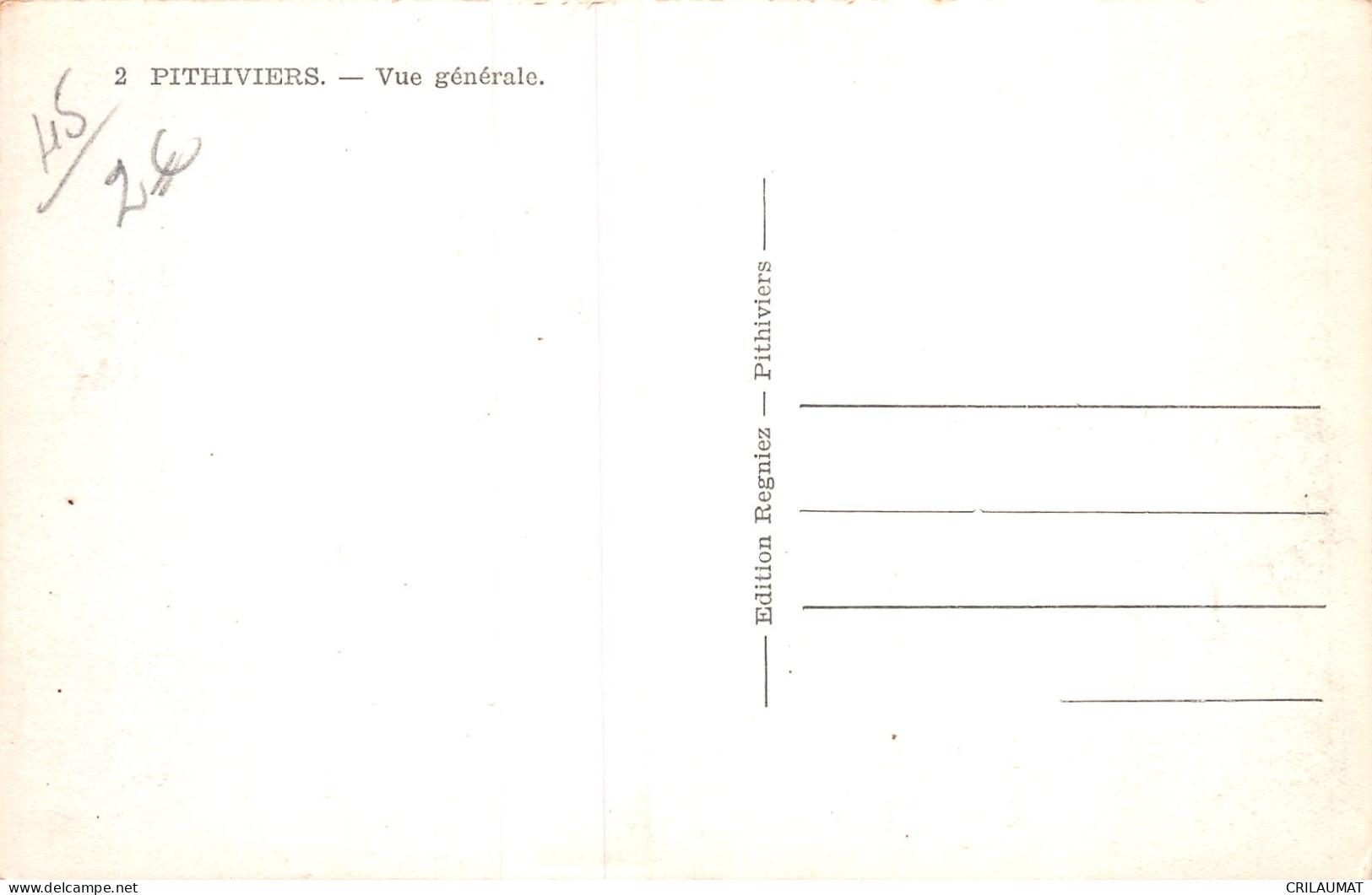 45-PITHIVIERS-N°LP5041-D/0063 - Pithiviers