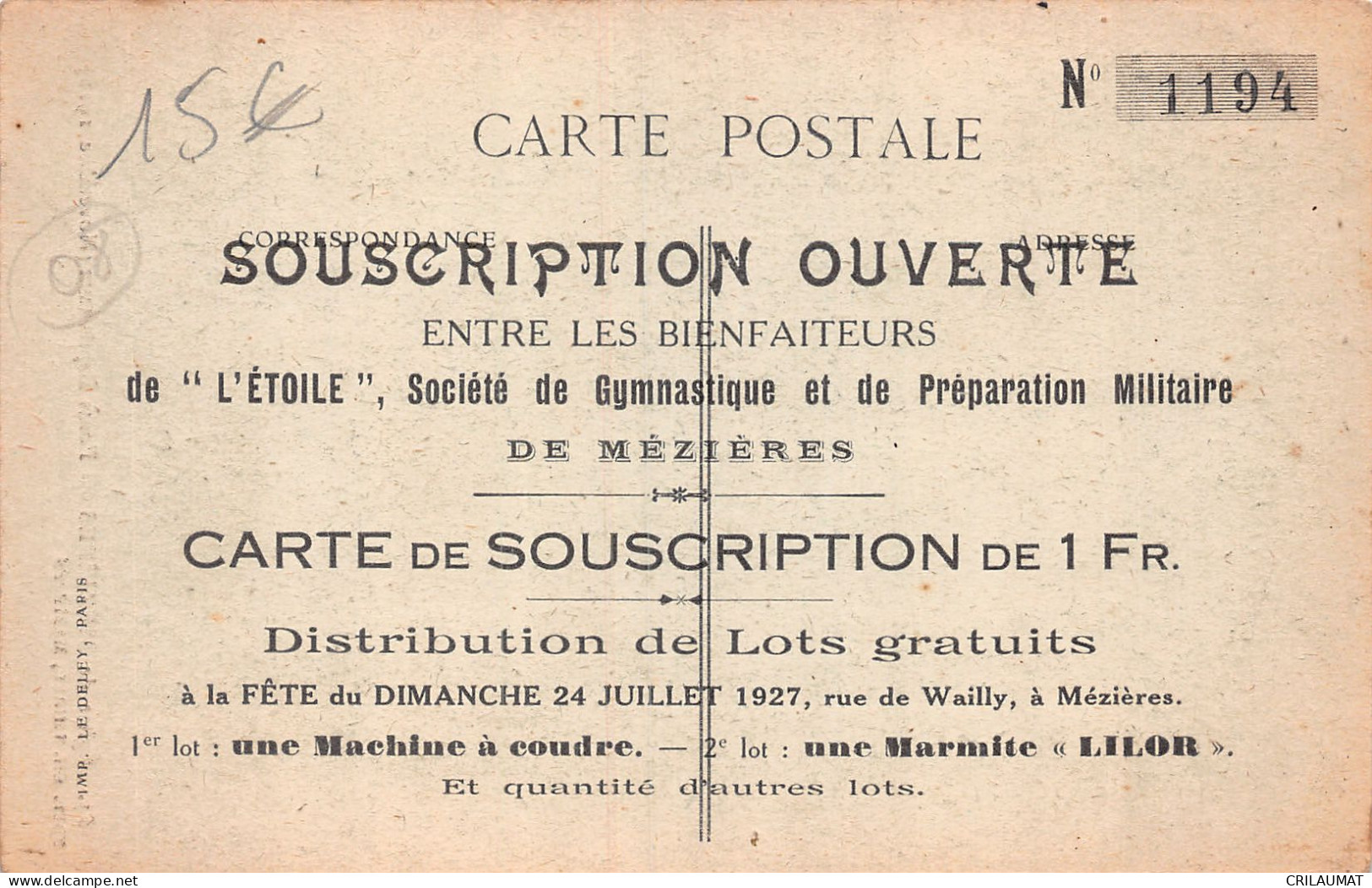 08-MEZIERES-N°LP5042-E/0135 - Autres & Non Classés