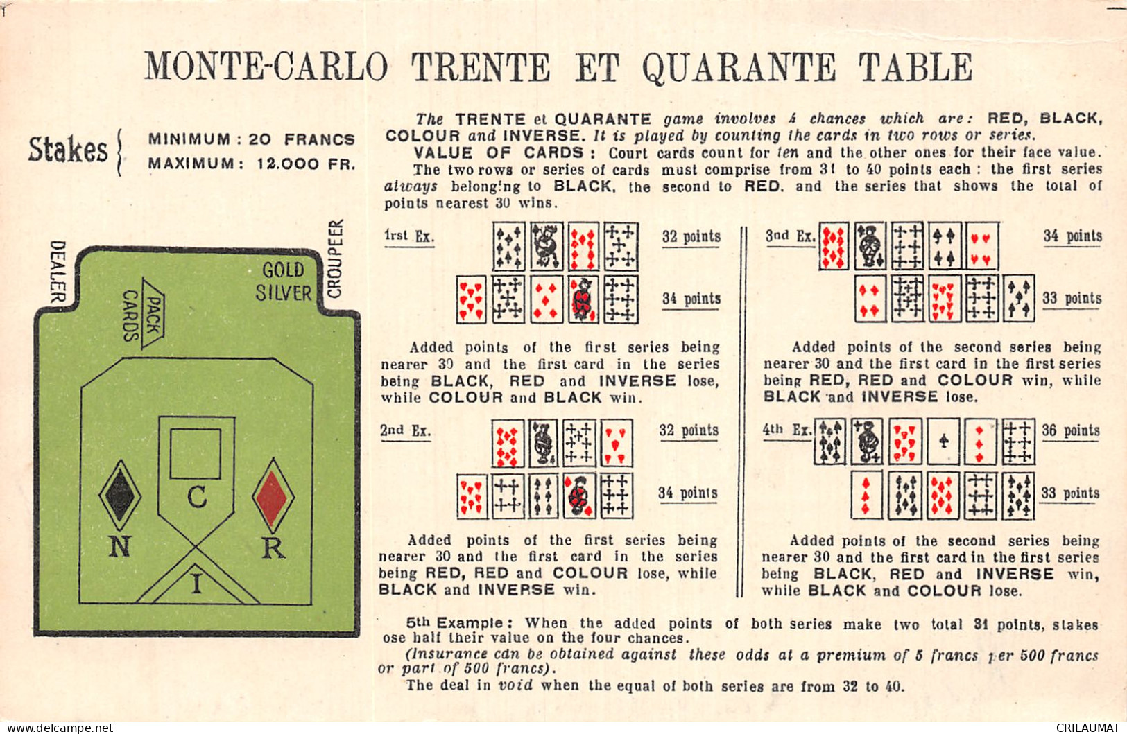 98-MONTE CARLO CASINO-N°LP5042-D/0359 - Otros & Sin Clasificación