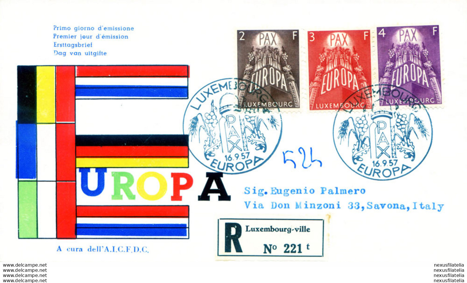 Europa 1957. FDC. - Other & Unclassified