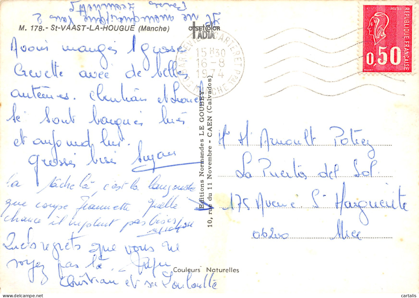 50-SAINT VAAST-N°3717-A/0015 - Saint Vaast La Hougue