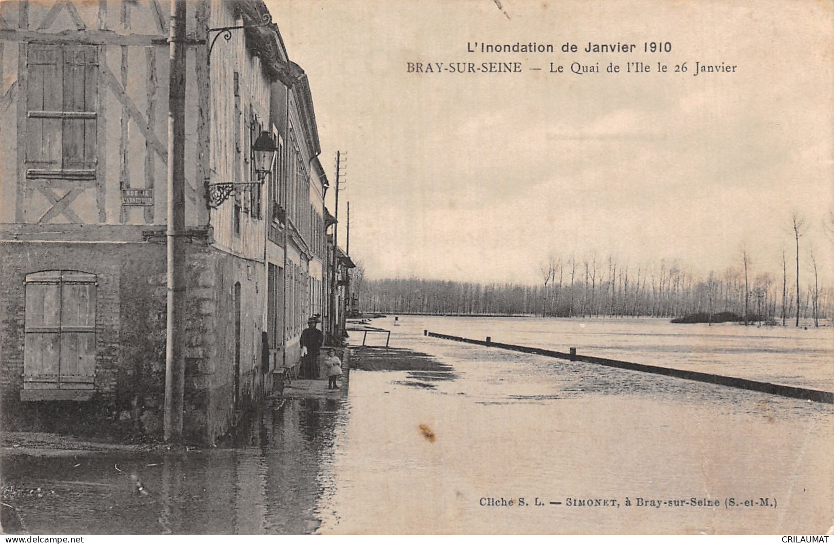 77-BRAY SUR SEINE-N°LP5043-G/0155 - Bray Sur Seine