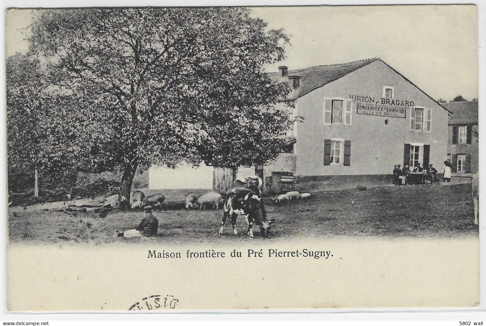 SUGNY : Maison Frontière Du Pré Pierret - Sugny - 1906 - Vresse-sur-Semois