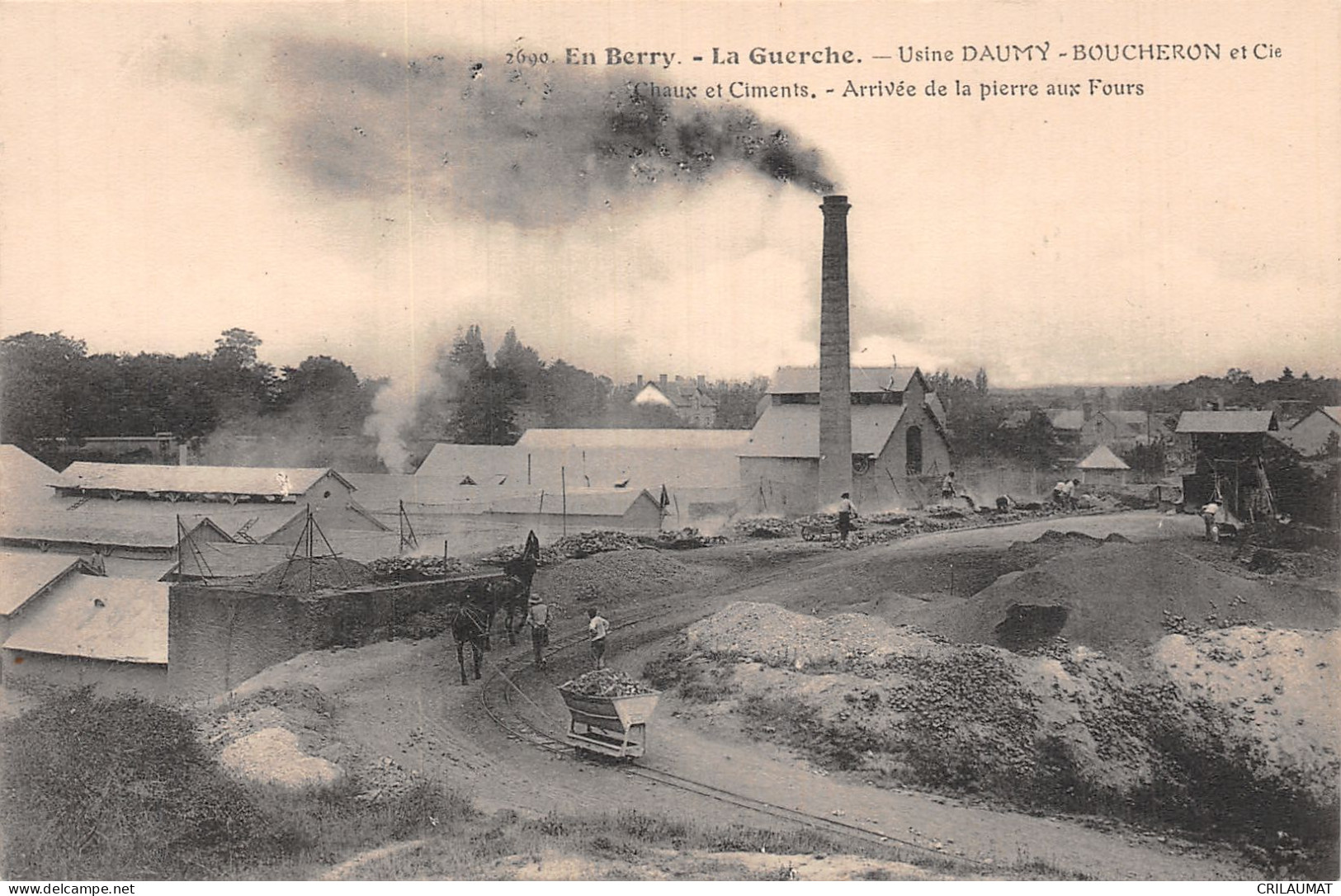 18-LA GUERCHE USINE DAUMY BOUCHERON ET CIE-N°LP5044-C/0011 - La Guerche Sur L'Aubois