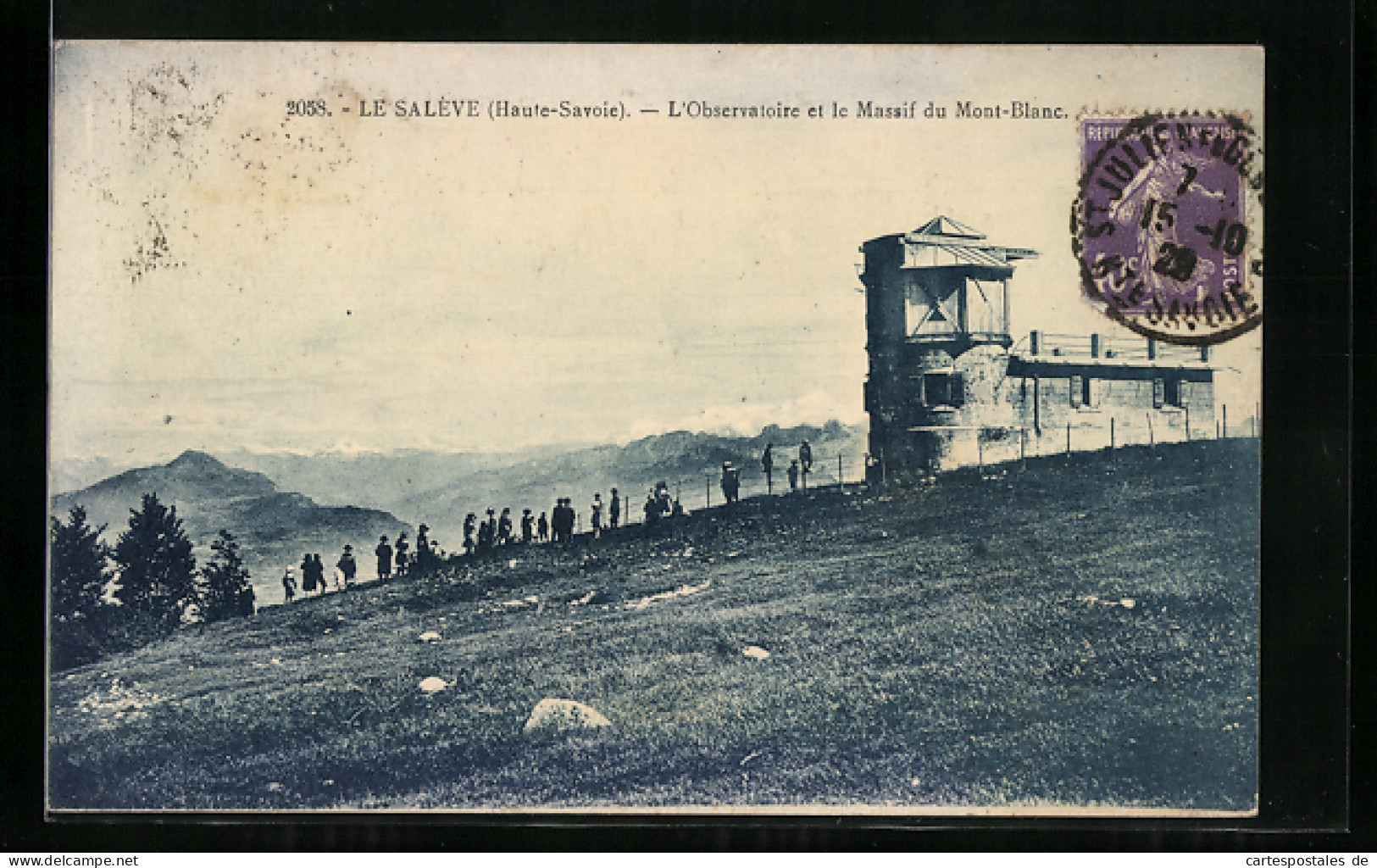 AK Le Saleve, Planetarium, L`Observatoire Et Le Massif Du Mont-Blanc  - Astronomie