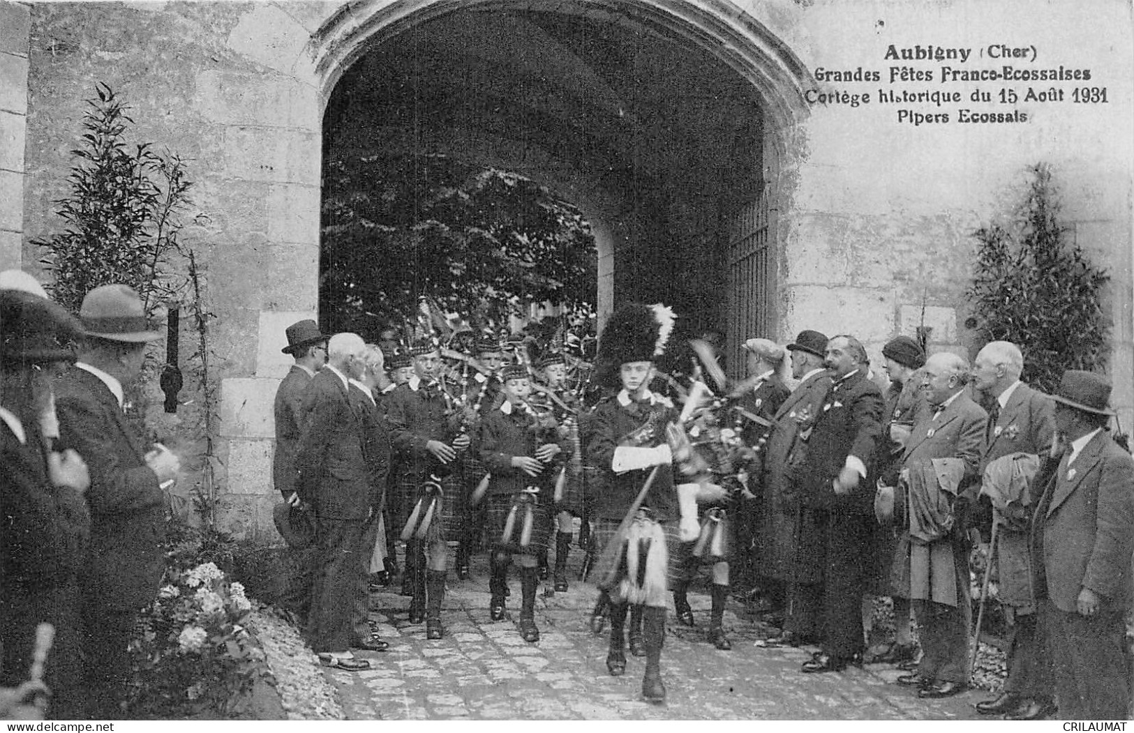 18-AUBIGNY FETES FRANCO ECOSSAISSES-N°LP5044-E/0003 - Aubigny Sur Nere