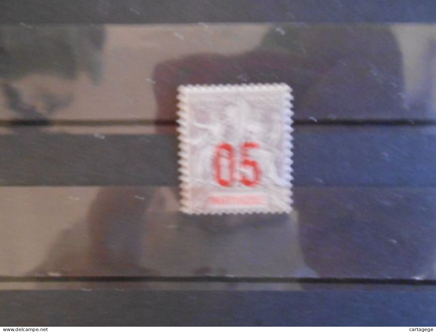 MARTINIQUE YT 78 TYPE DUBOIS SURCHARGE 05 Rouge Sur 15c* - Unused Stamps