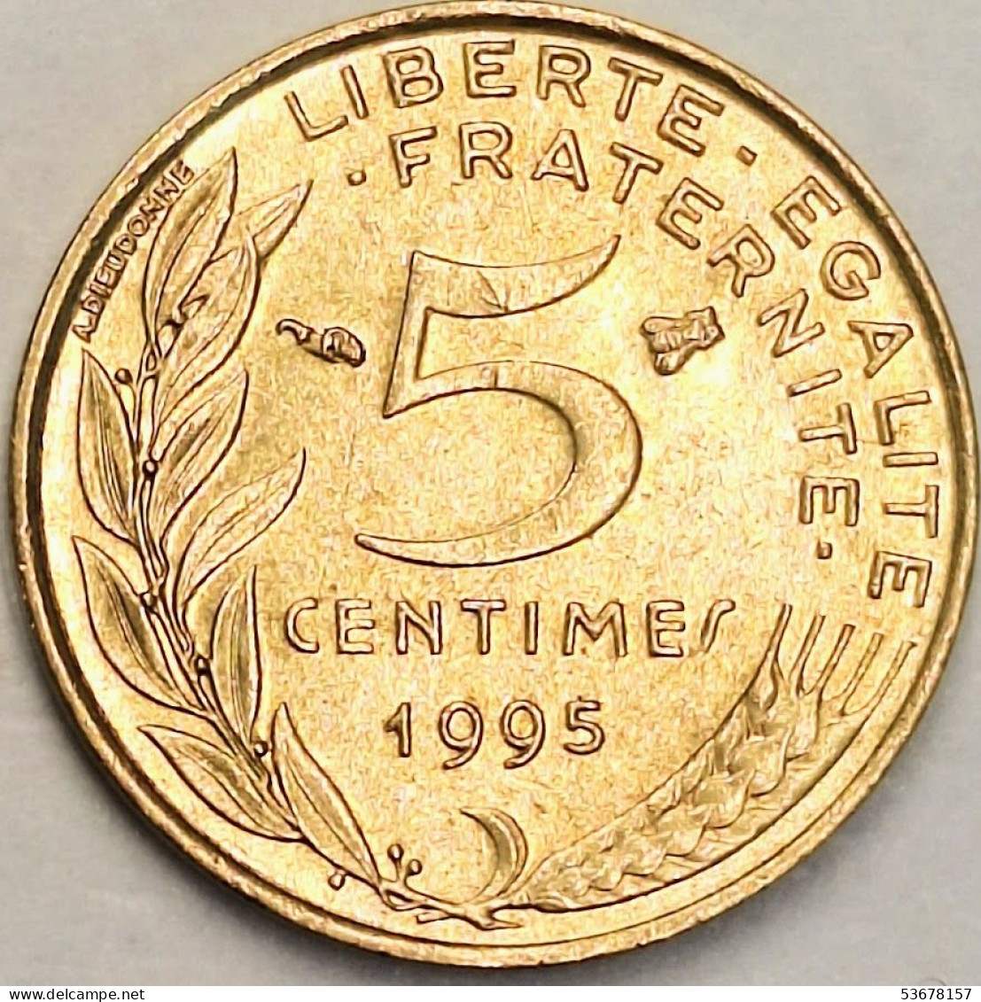 France - 5 Centimes 1995, KM# 933 (#4210) - 5 Centimes