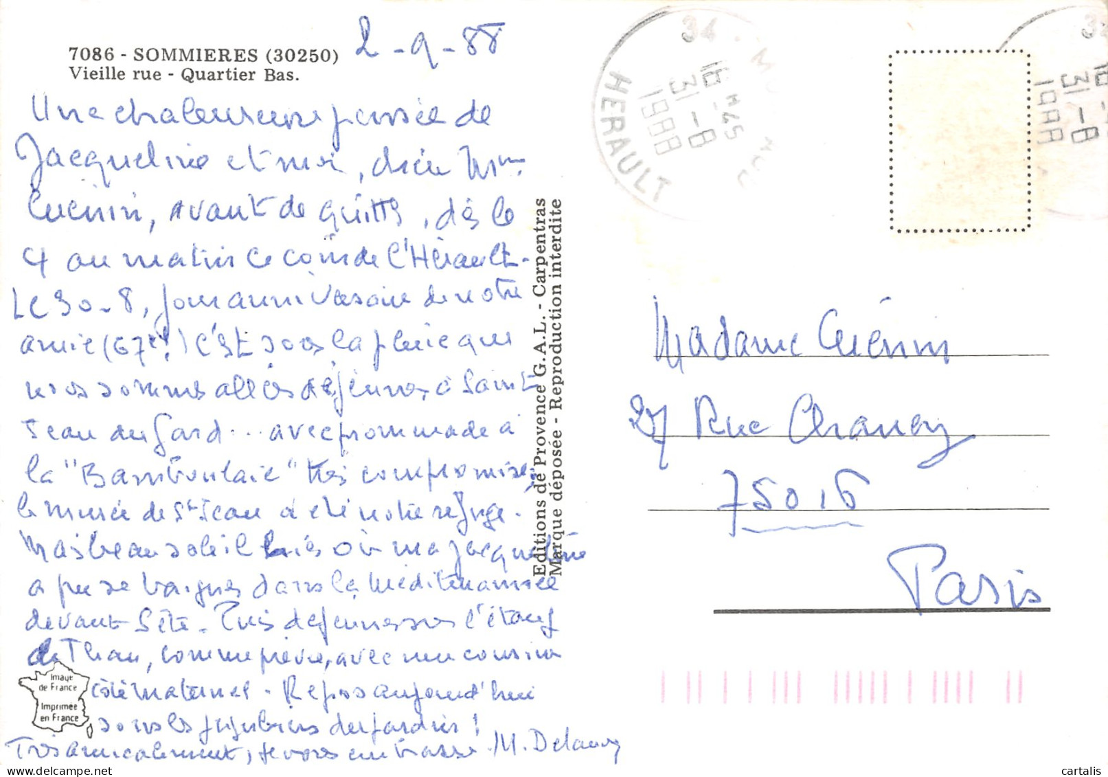 30-SOMMIERES-N°3718-D/0025 - Sommières