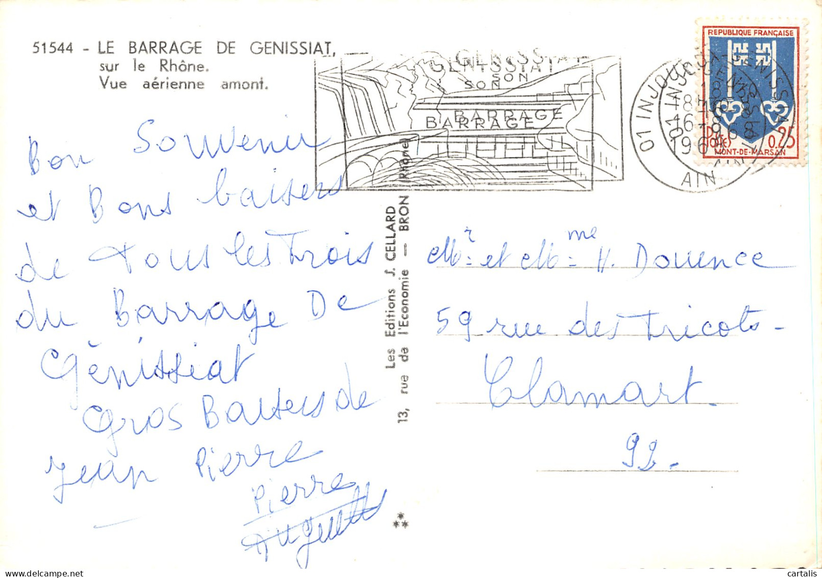 01-GENISSIAT-N°3719-B/0157 - Génissiat