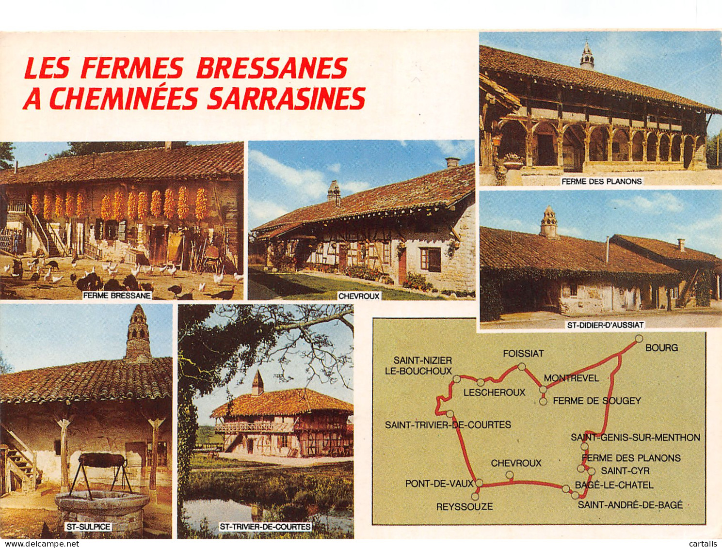 01-LES FERMES BRESSANES-N°3719-A/0255 - Unclassified