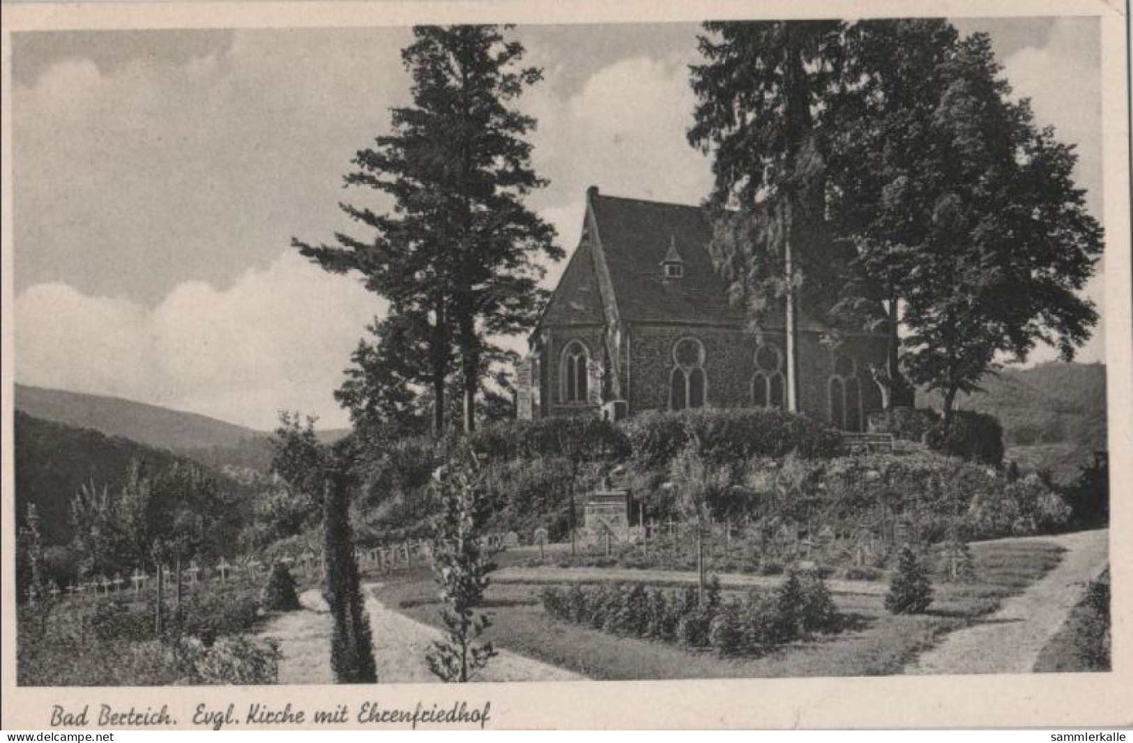 69895 - Bad Bertrich - Ev. Kirche Mit Ehrenfriedhof - 1952 - Bad Bertrich
