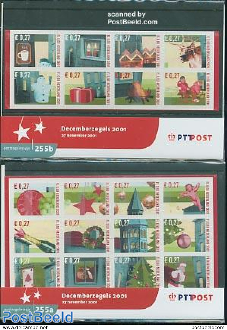 Netherlands 2001 PZM 255A+B, Mint NH, Religion - Christmas - Unused Stamps
