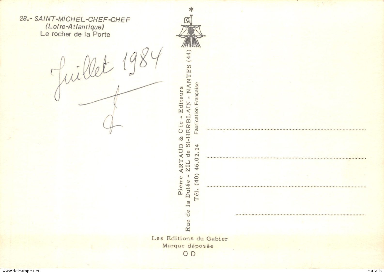44-SAINT MICHEL CHEF CHEF-N°3720-A/0053 - Saint-Michel-Chef-Chef