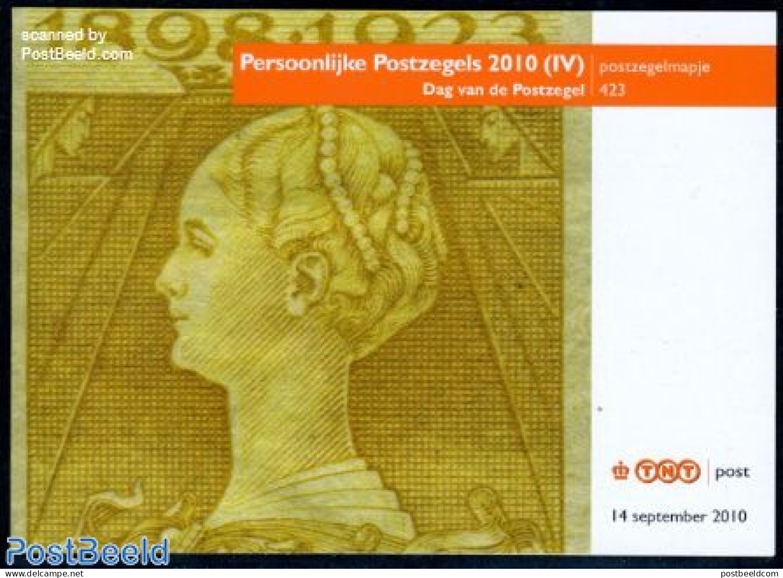 Netherlands 2010 Personal Stamp, Stamp Day Presentation Pack 423, Mint NH, Stamp Day - Stamps On Stamps - Neufs