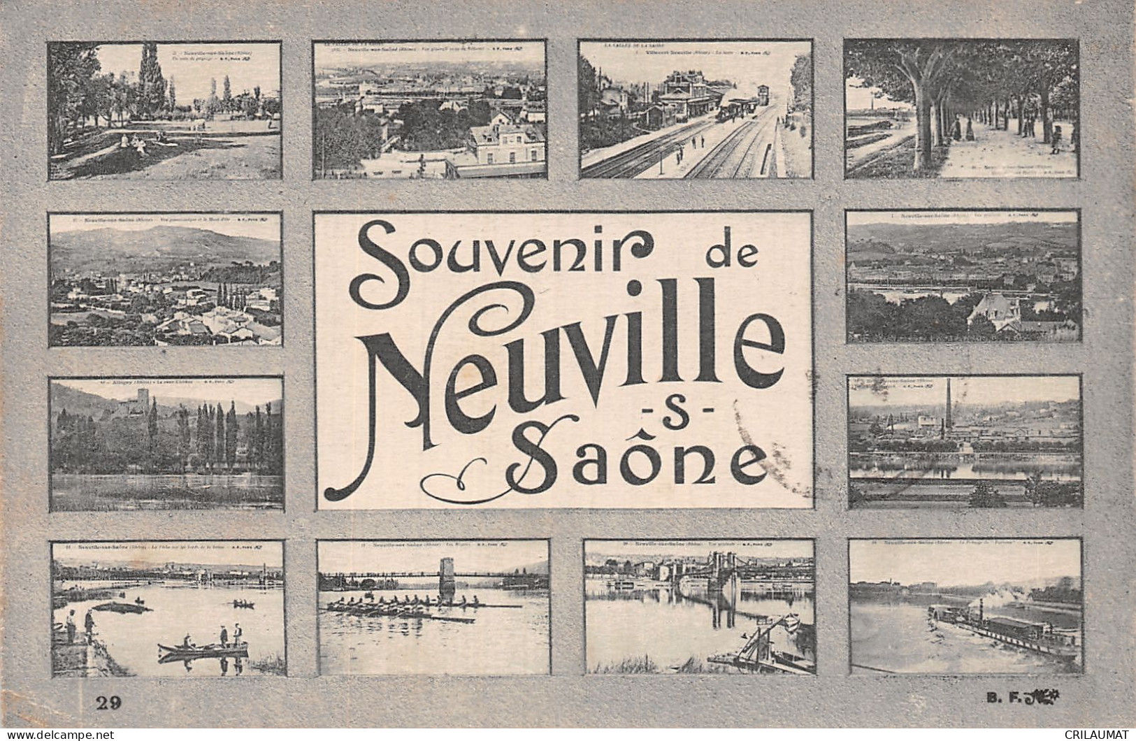 69-NEUVILLE SUR SAONE-N°LP5045-D/0307 - Neuville Sur Saone