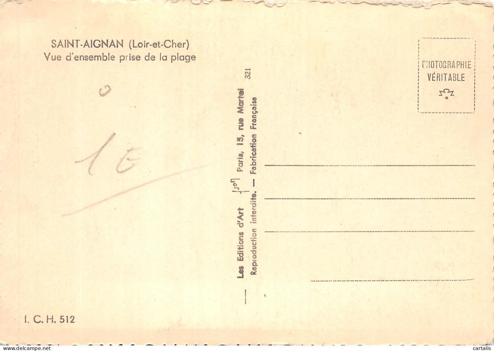 41-SAINT AIGNAN-N°3720-D/0019 - Saint Aignan
