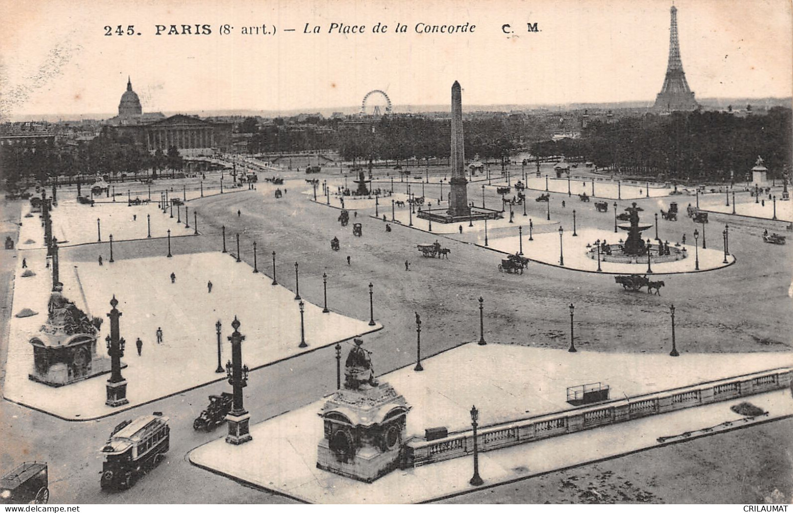 75-PARIS 8 ARR- LA PLACE DE LA CONCORDE-N°LP5045-H/0087 - Arrondissement: 08