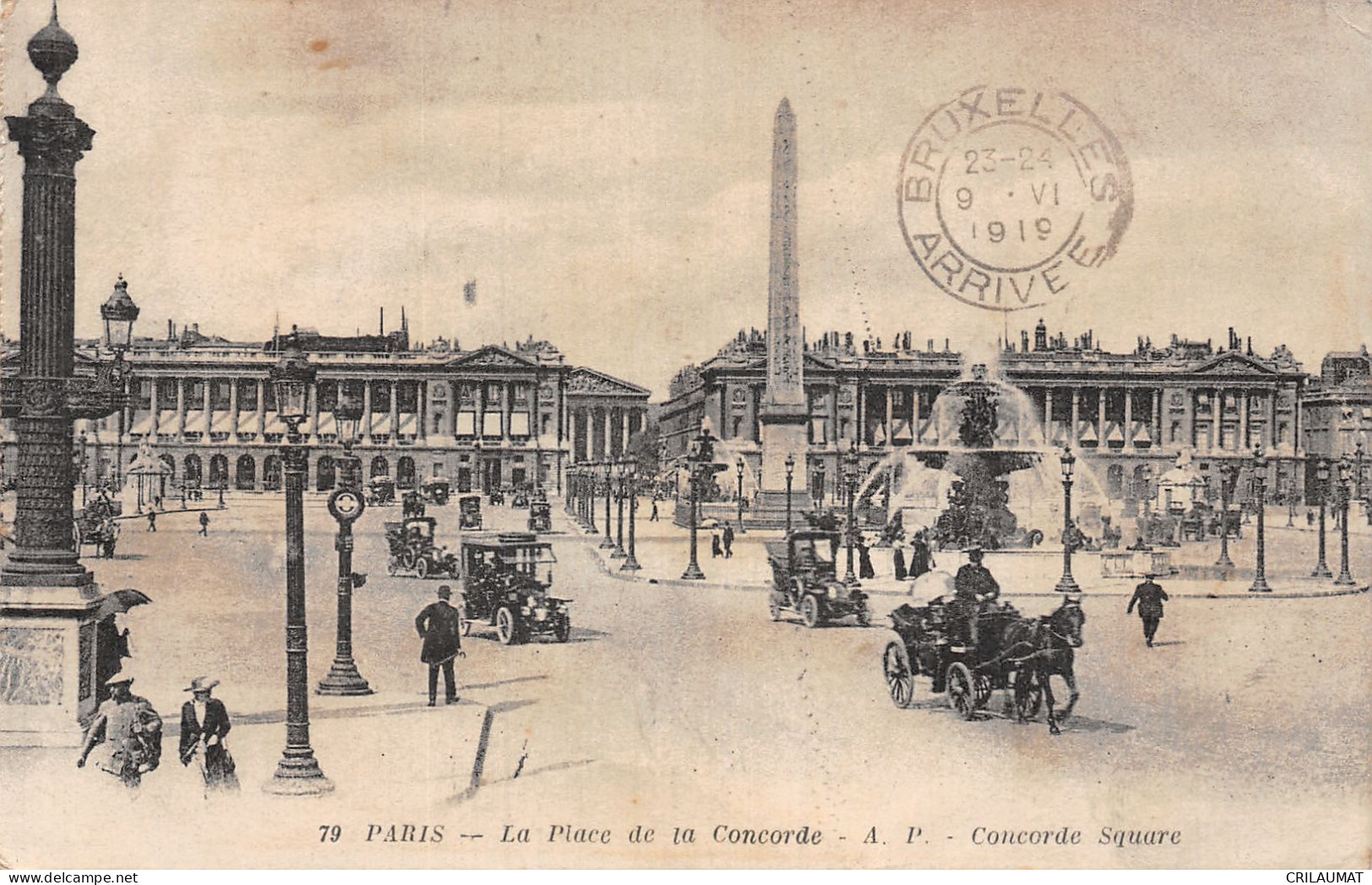 75-PARIS 8 ARR- LA PLACE DE LA CONCORDE-N°LP5045-H/0081 - Arrondissement: 08