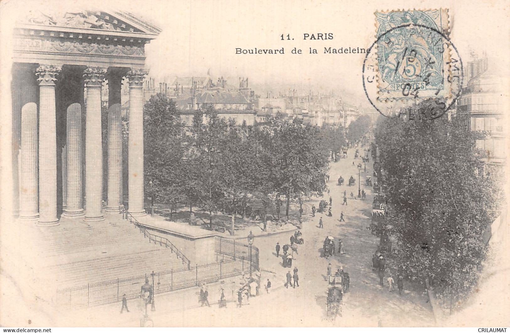 75-PARIS 8 ARR- BOULEVARD DE LA MADELEINE-N°LP5045-H/0067 - Arrondissement: 08