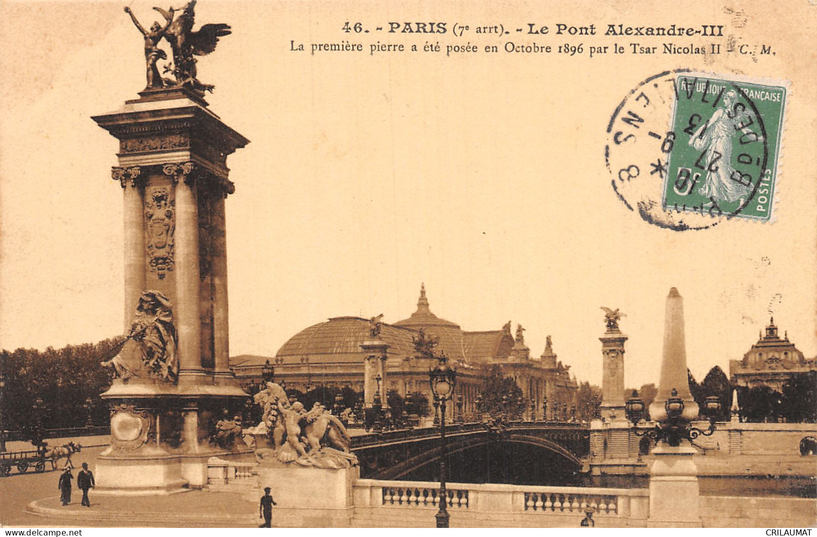 75-PARIS 7 ARR- LE PONT ALEXANDRE III-N°LP5045-G/0365 - Paris (07)