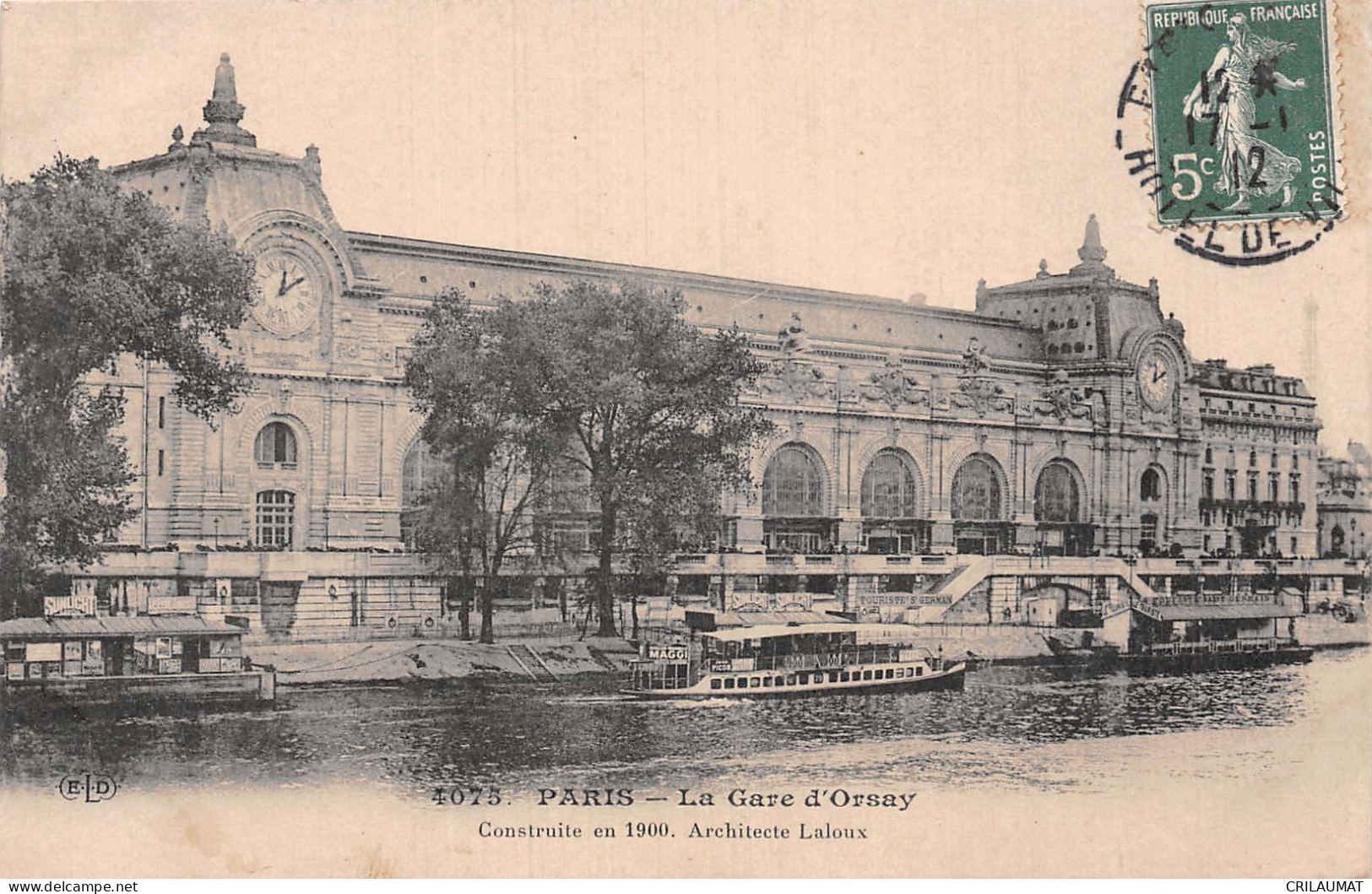 75-PARIS 7 ARR- LA GARE D ORSAY-N°LP5045-G/0359 - Paris (07)