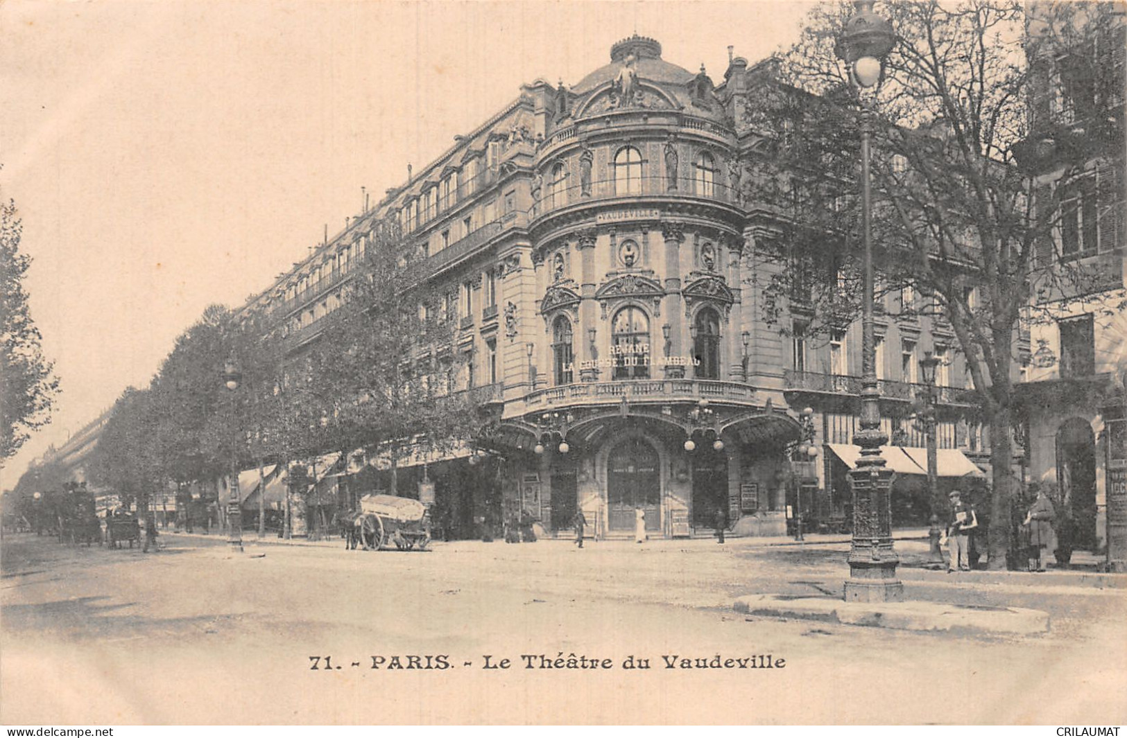 75-PARIS 2 ARR- LE THEATRE DU VAUDEVILLE-N°LP5045-G/0191 - Arrondissement: 02