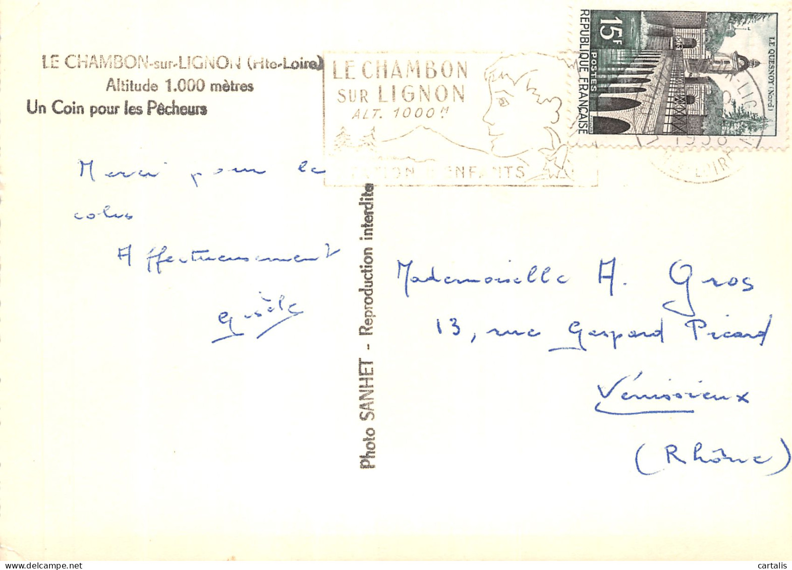 43-LE CHAMBON SUR LIGNON-N°3721-A/0213 - Le Chambon-sur-Lignon