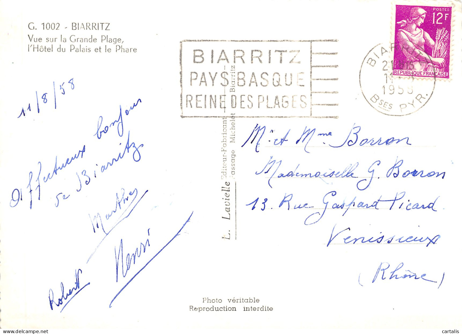 64-BIARRITZ-N°3721-A/0205 - Biarritz