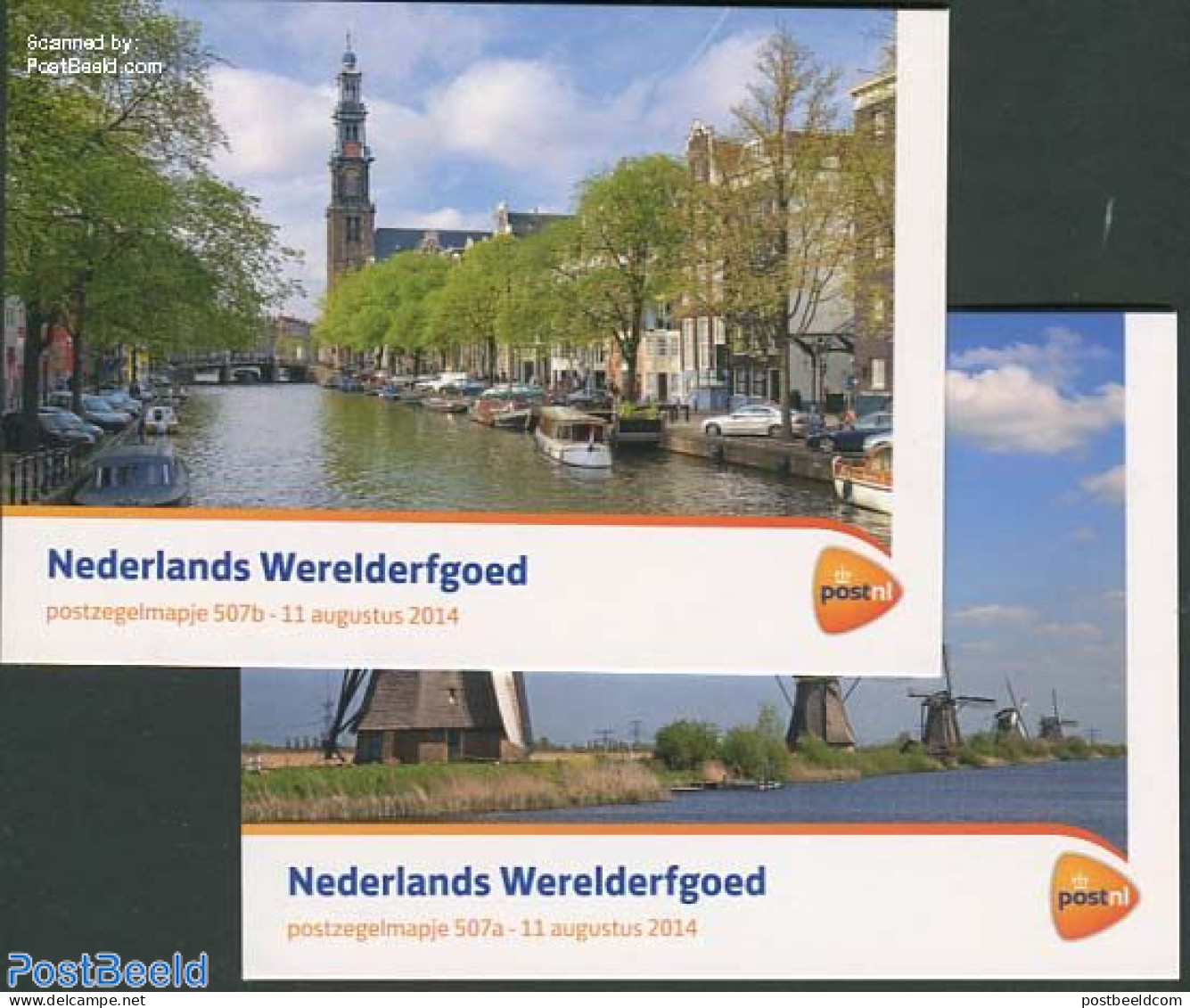 Netherlands 2014 UNESCO World Heritage, Presentation Pack 507a+b, Mint NH, History - Nature - Transport - Various - Wo.. - Neufs