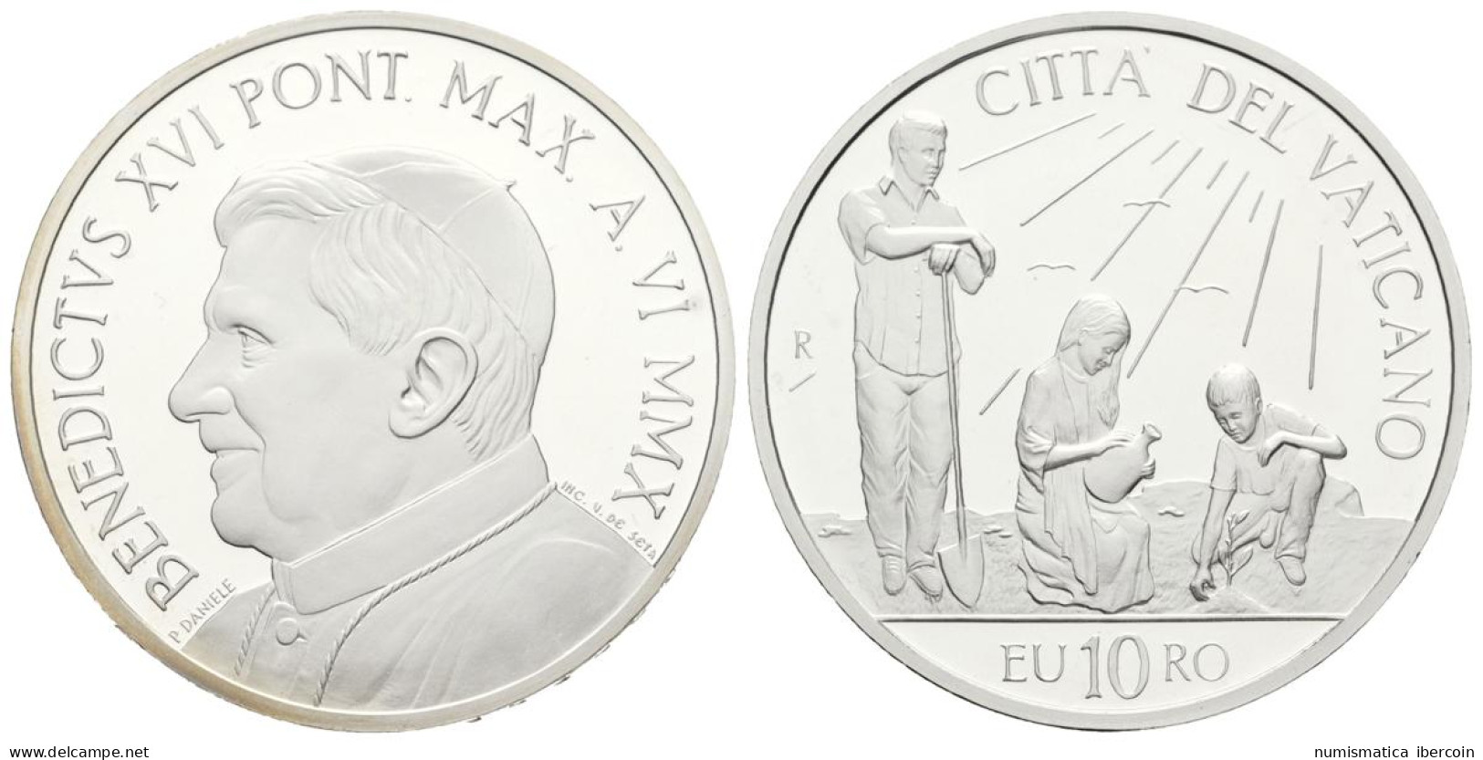 VATICANO. 10 Euros. 2010. 43º Jornada Mundial Por La Paz. Presentado En Estuche - Altri & Non Classificati