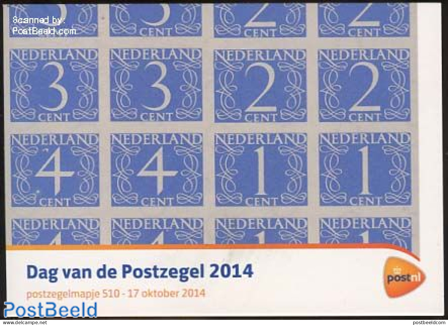 Netherlands 2014 Stamp Day, Presentation Pack 510, Mint NH, Stamp Day - Stamps On Stamps - Ungebraucht