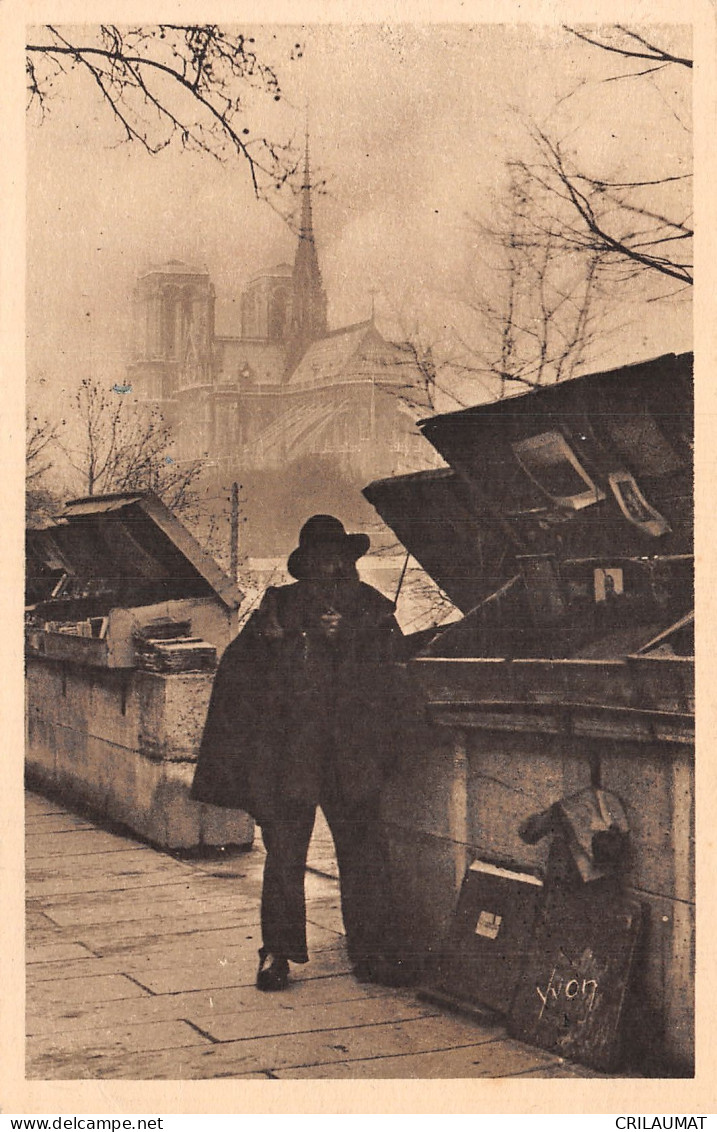75-PARIS NOTRE DAME LES BOUQUINISTES-N°T5046-B/0001 - Notre Dame De Paris
