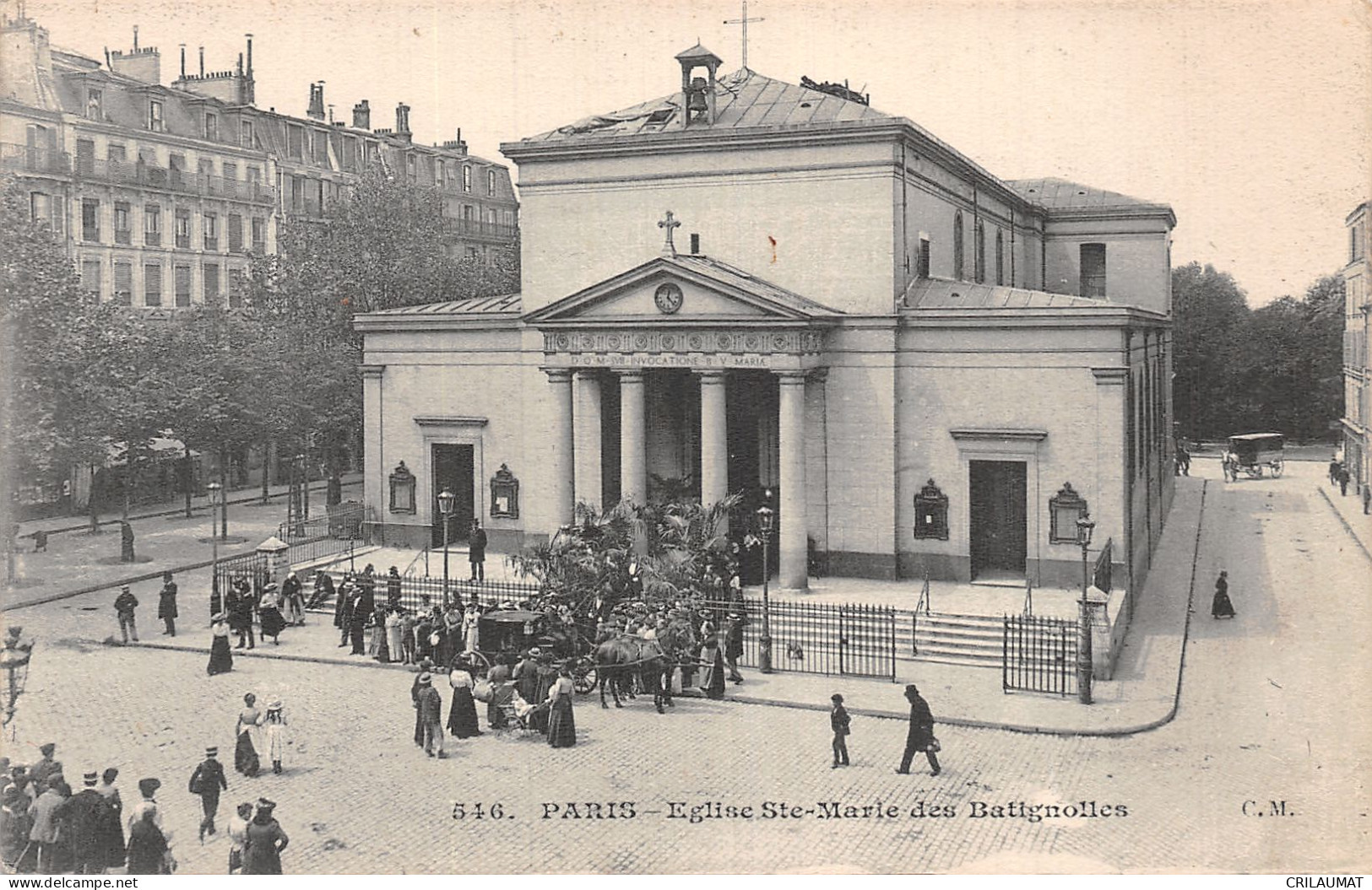 75-PARIS 17 ARR- EGLISE SAINTE MARIE DES BATIGNOLLES-N°LP5045-H/0233 - Arrondissement: 17