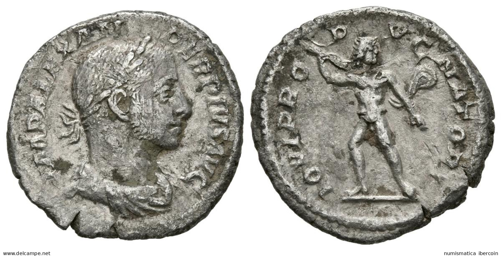 ALEJANDRO SEVERO. Denario. (Ar. 2,52g/18mm). 231 D.C. Roma. (RIC 235; Cohen 76) - Die Severische Dynastie (193 / 235)