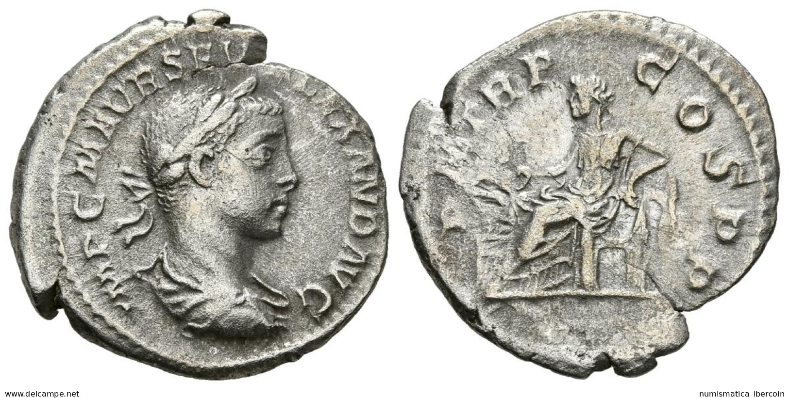 ALEJANDRO SEVERO. Denario. (Ar. 2,55g/20mm). 222 D.C. Roma. (RIC 14; Cohen 218) - The Severans (193 AD To 235 AD)