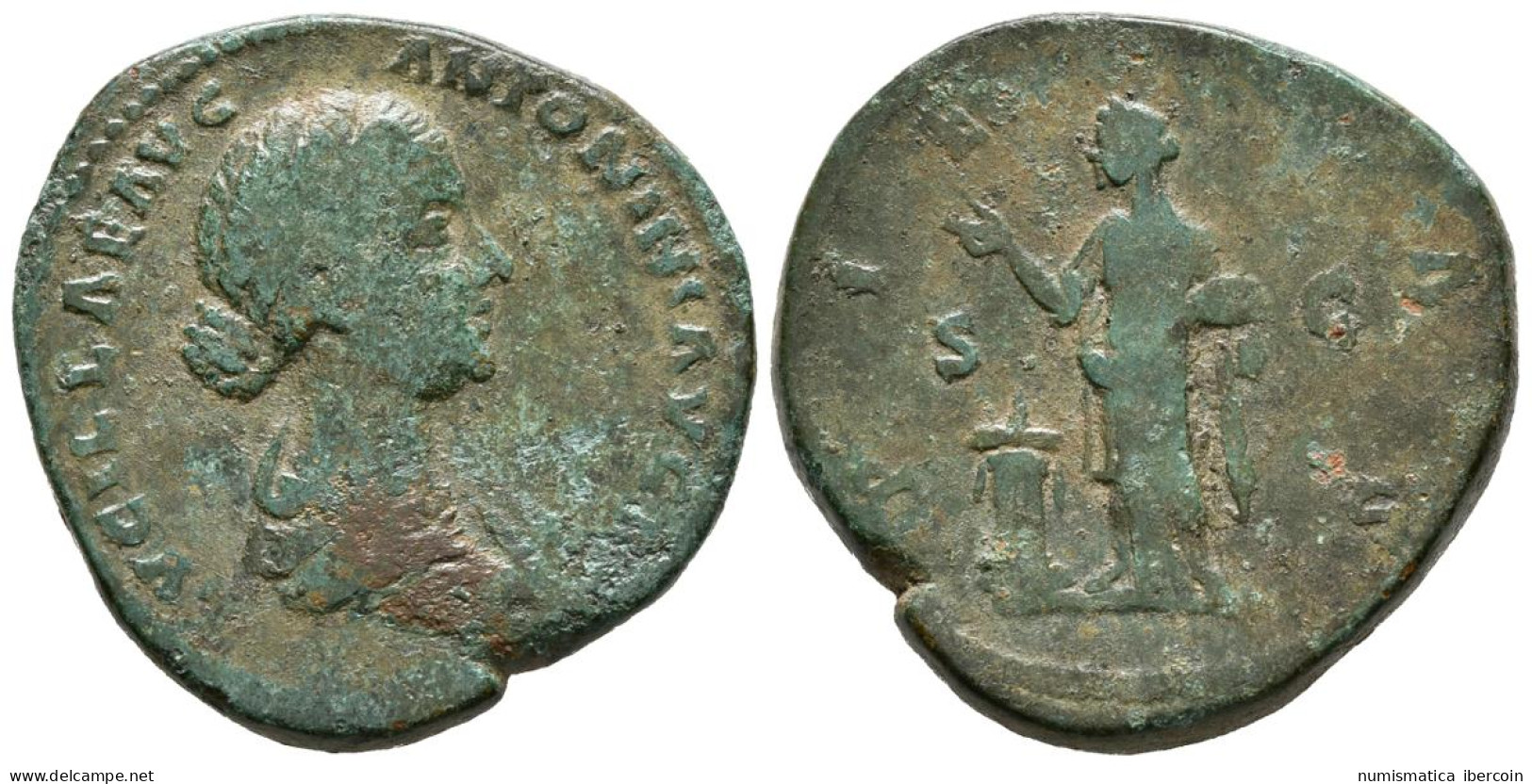 LUCILLA. Sestercio. (Ae. 23,66g/31mm). 161-162 D.C. Roma. (RIC 1756). MBC-. - The Anthonines (96 AD To 192 AD)