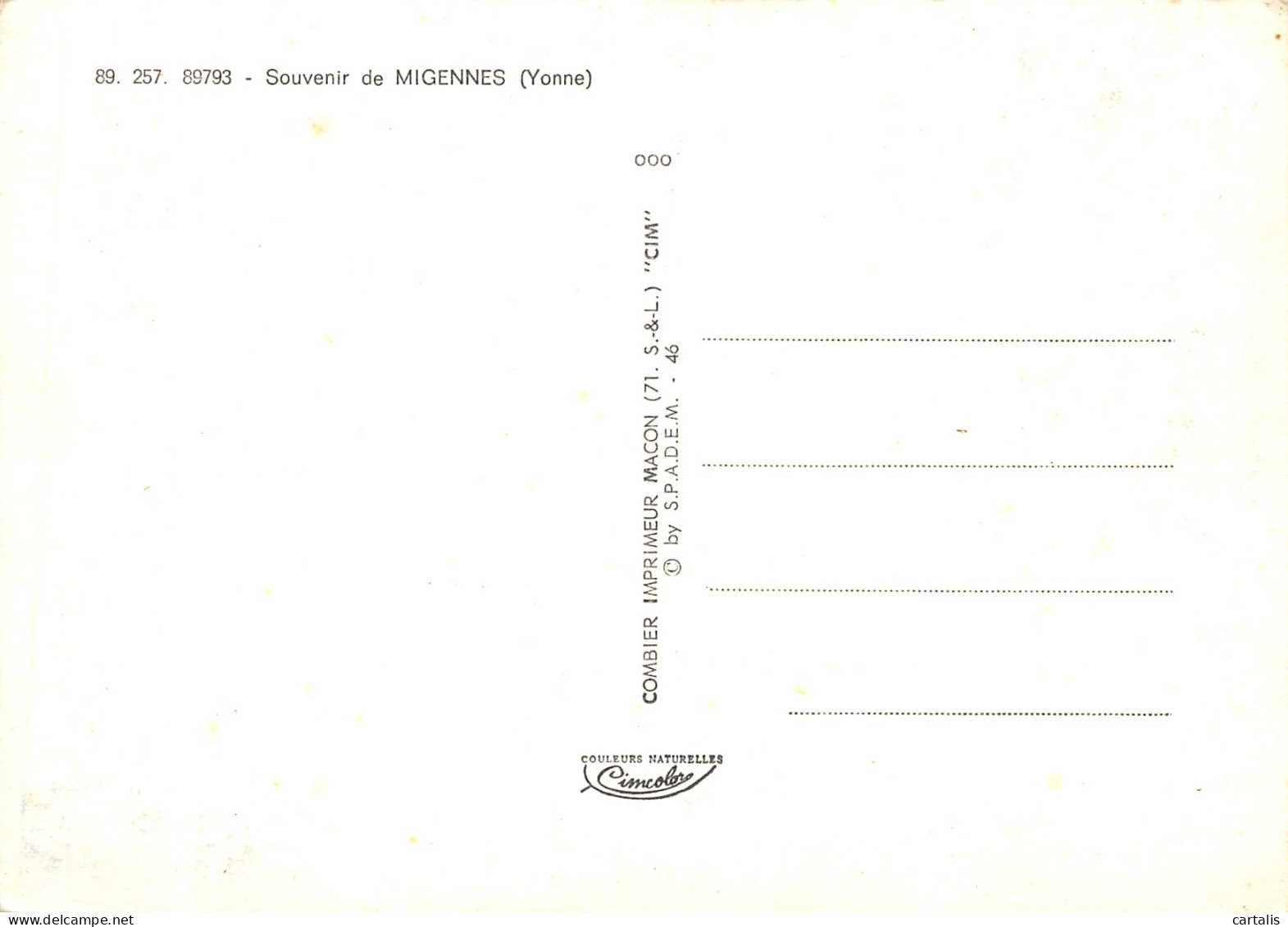 89-MIGENNES-N°3721-D/0271 - Migennes