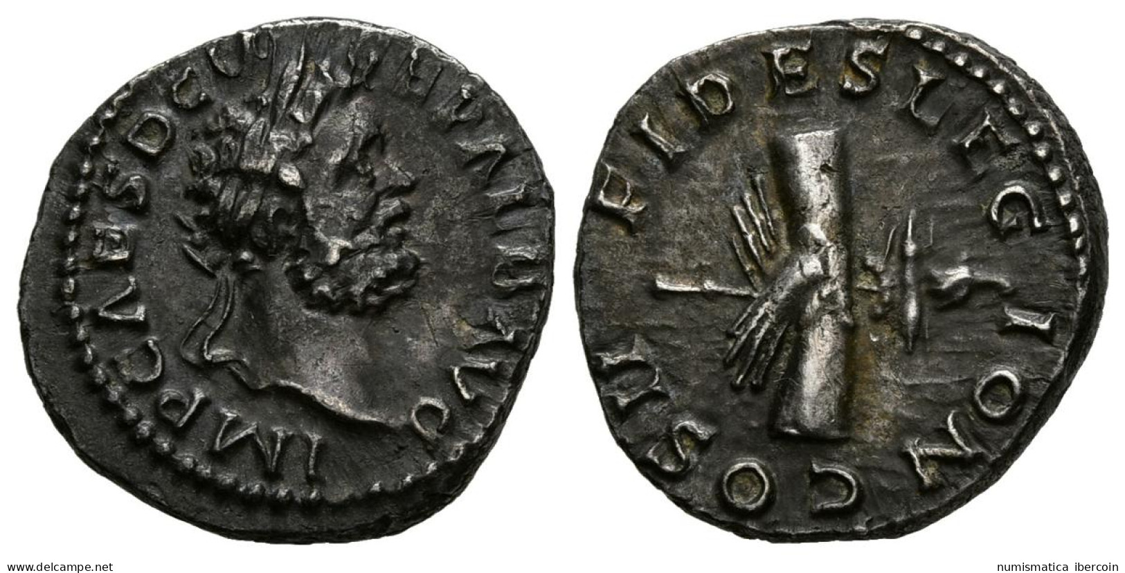 CLODIO ALBINO. Denario. (Ar. 3,44g/18mm). 195-197 D.C. Lugdunum. (RIC 20b). EBC - The Severans (193 AD To 235 AD)